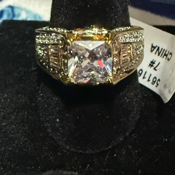 Park Lane Jewelry - Park Lane 24KT Gold plated Princess CZ  Ring